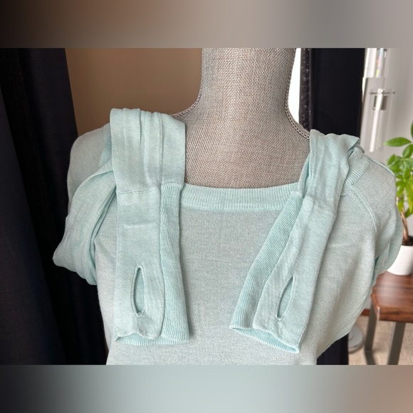🩵Lululemon Size 4/6 Chai Time Pullover Heathered Aquamarine - Picture 12 of 14